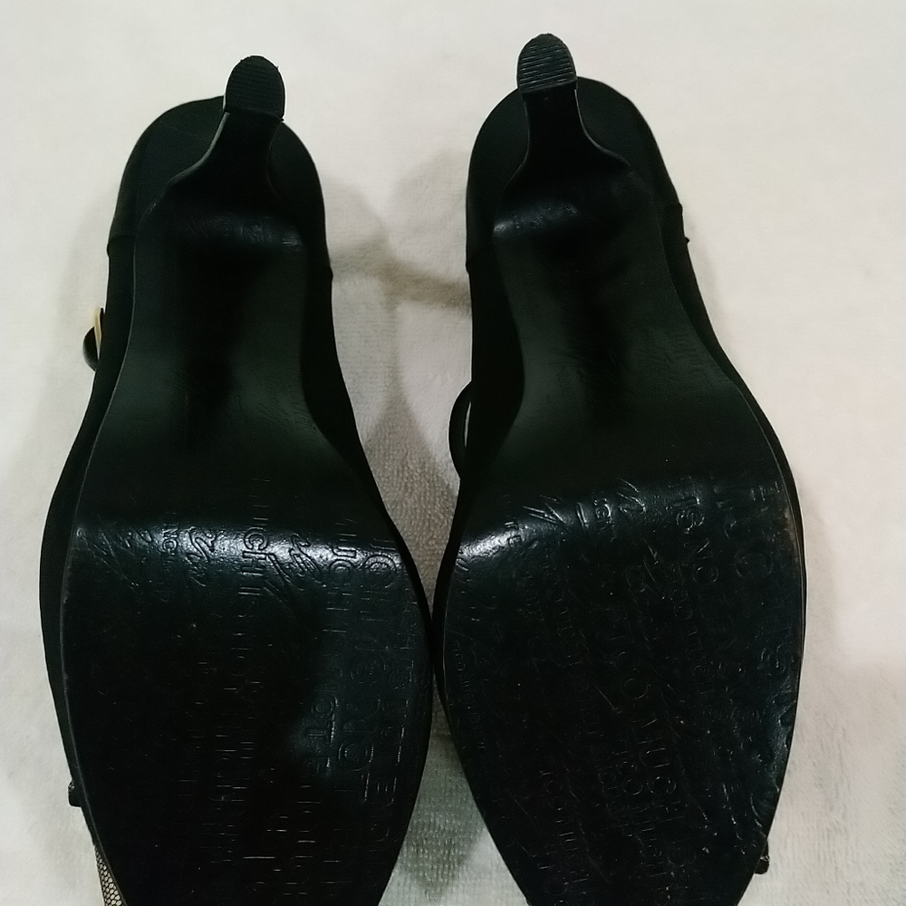 Beverly Feldman black heels 8.5M - Picture 3 of 3